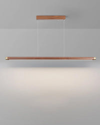 WOMO Walnut Linear Led Pendant Light-WM2520