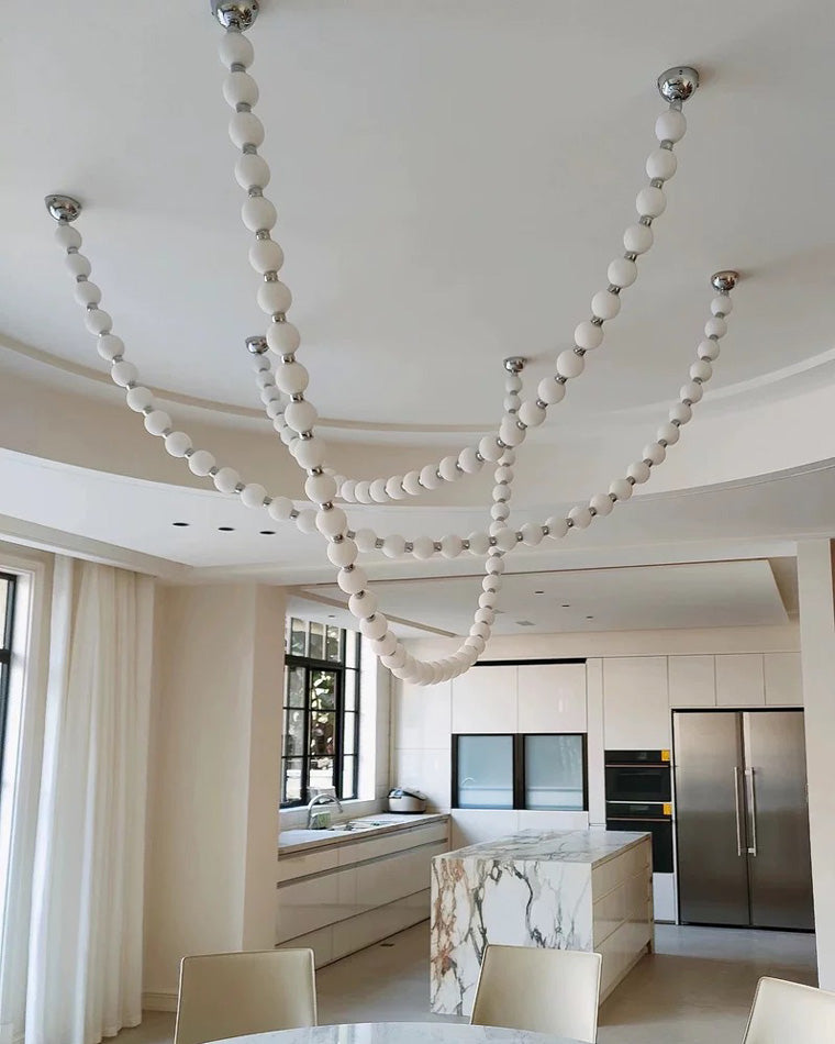 WOMO X-Pearl Necklace Chandelier-WM2799