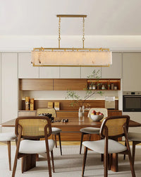WOMO Rectangular Alabaster Chandelier-WM2390b