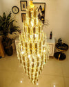 WOMO Tiered Tapers Crystal Chandelier-WM2382 thumbnail