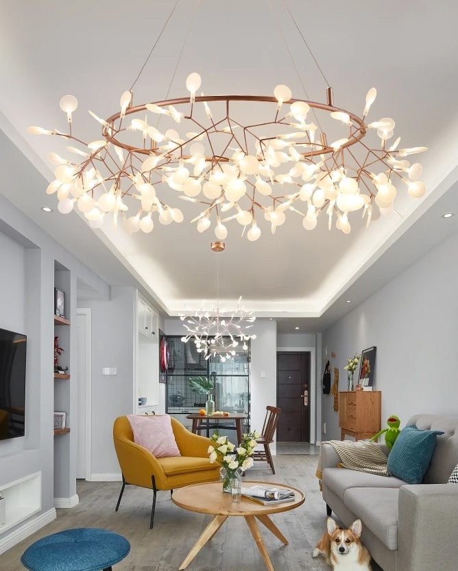 WOMO Heracleum/Firefly Round Chandelier-WM2435