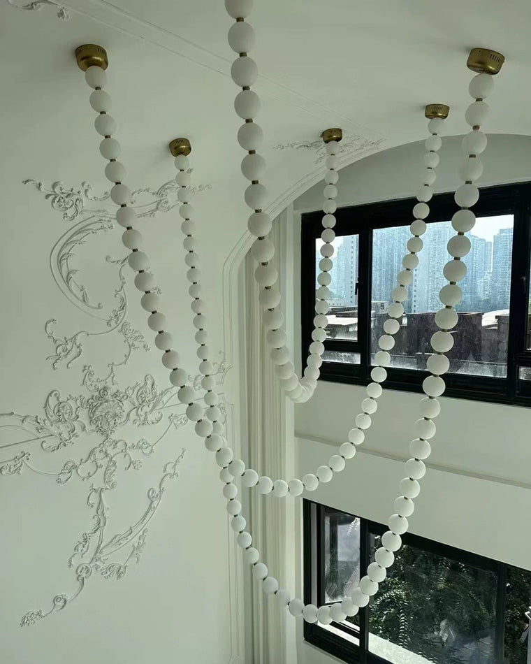 WOMO X-Pearl Necklace Chandelier-WM2799