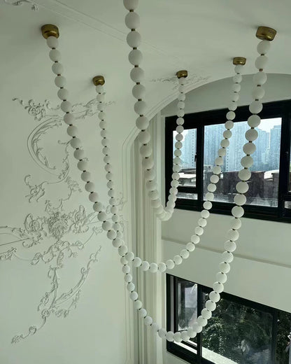 WOMO X-Pearl Necklace Chandelier-WM2799