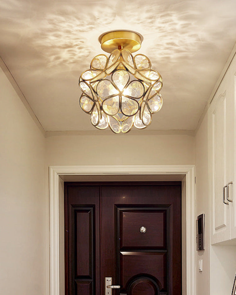 WOMO Tiffany Floral Ceiling Light-WM1128