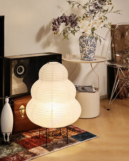 WOMO Lantern Fabric Floor Lamp-WM7091