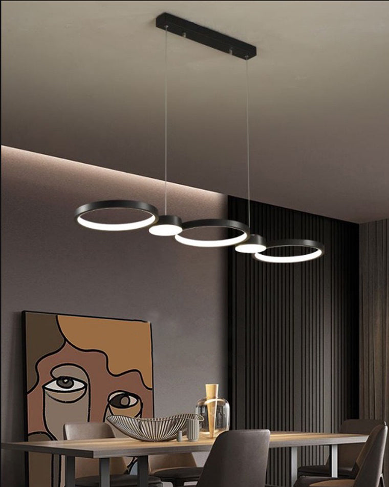 WOMO Multi Circle Linear Pendant Light-WM2765