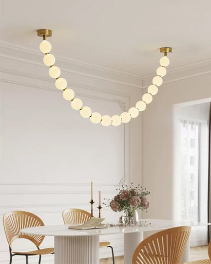 WOMO Pearl Necklace Chandelier-WM2806