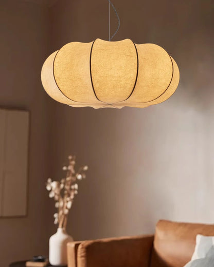 WOMO Pumpkin Silk Pendant Light-WM2968