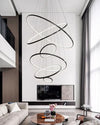 WOMO Large Tiered Ring Foyer Chandelier-WM2654 thumbnail