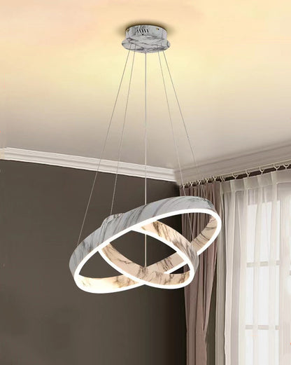 WOMO Tiered Circular Marble Chandelier-WM2460