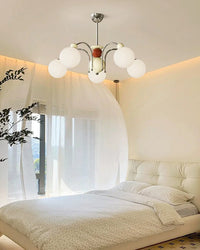 WOMO Glass Globe Arm Chandelier-WM2598