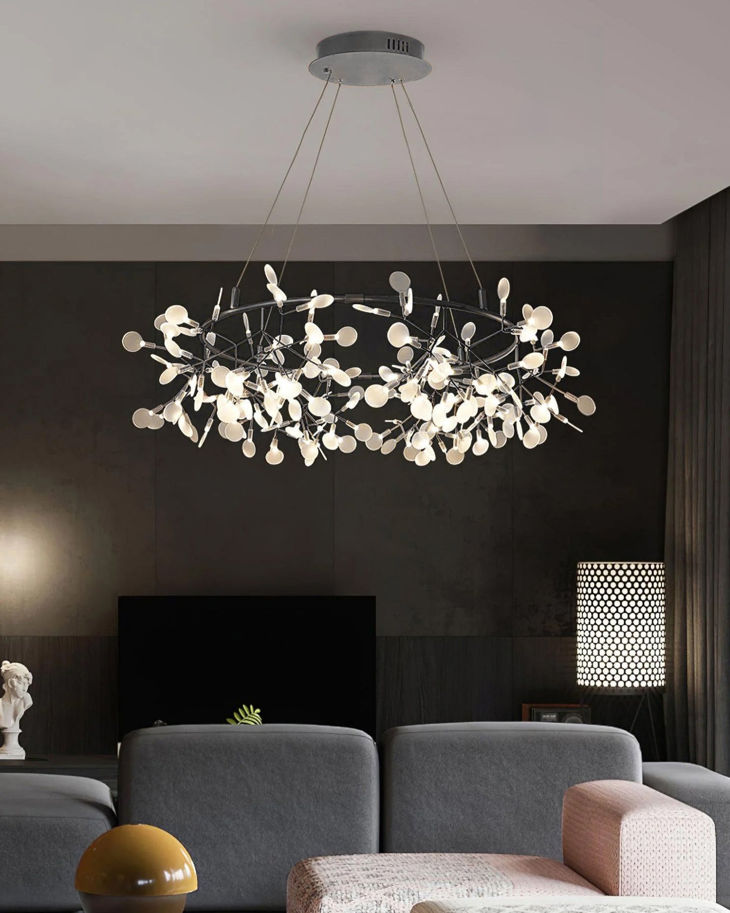 WOMO Heracleum/Firefly Round Chandelier-WM2435