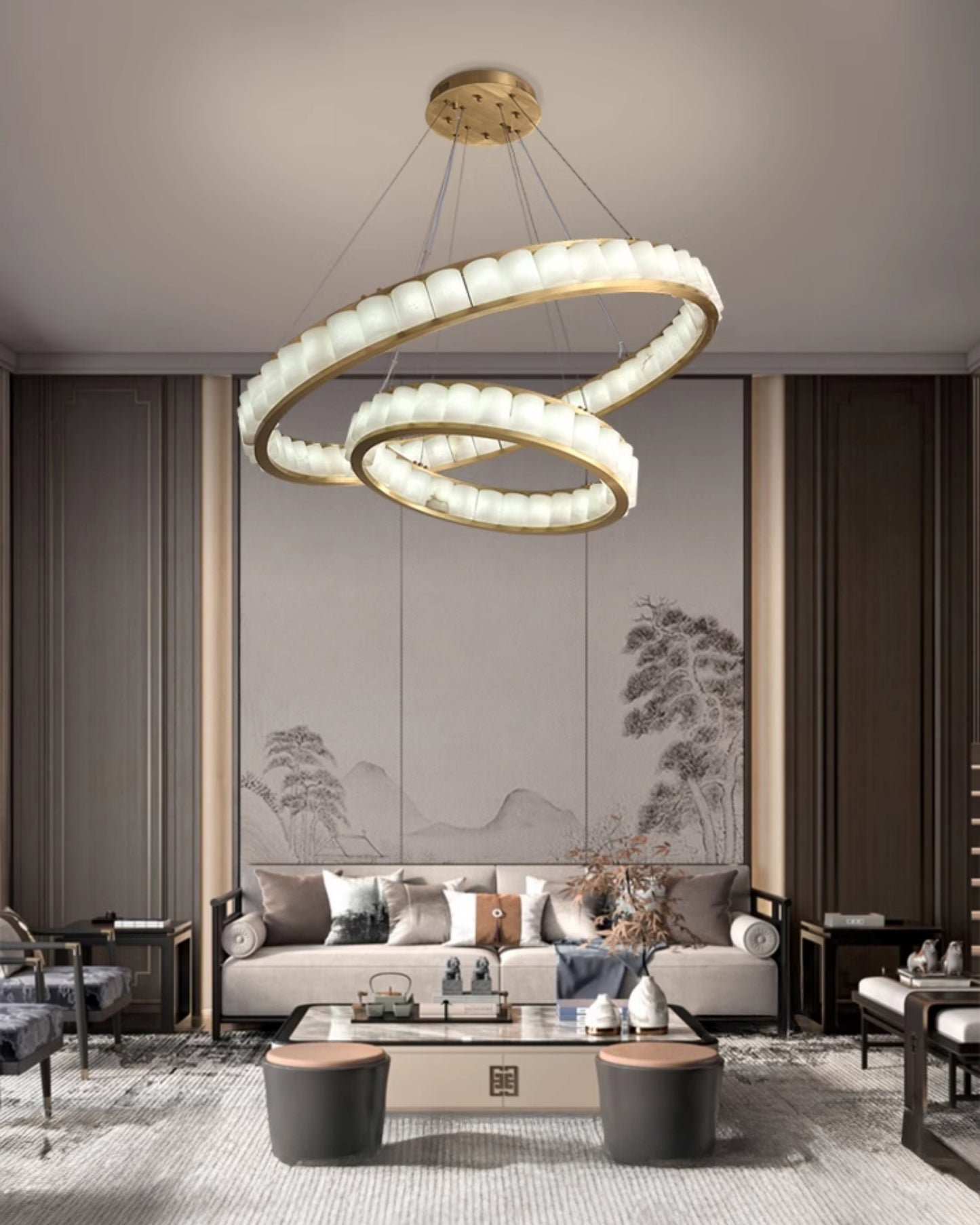 WOMO Bearing Circular Chandelier-WM2859