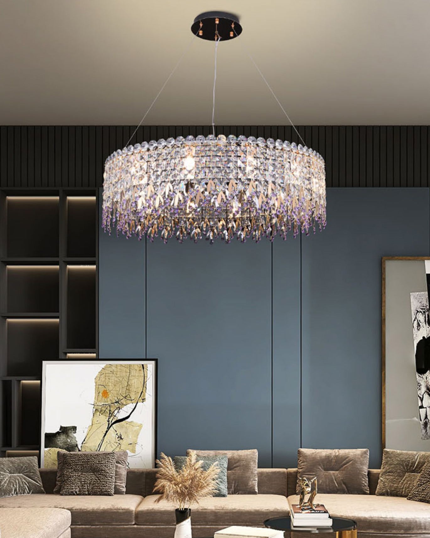 WOMO Round Crystal Chandelier-WM2630