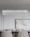 WOMO Silver Fringe Round Chandelier-WM2643 thumbnail