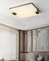 WOMO Square Alabaster Flush Mount Ceiling Light-WM1149 thumbnail