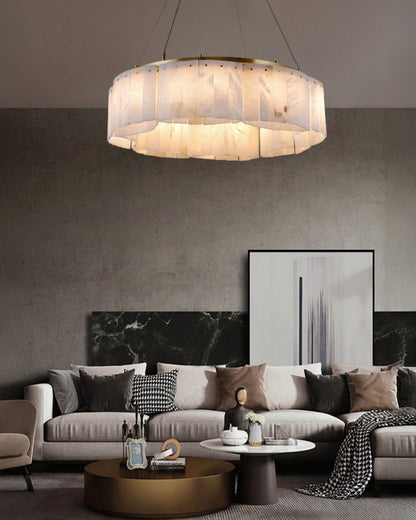 WOMO Modern Multi-Round Alabaster Chandelier-WM2860