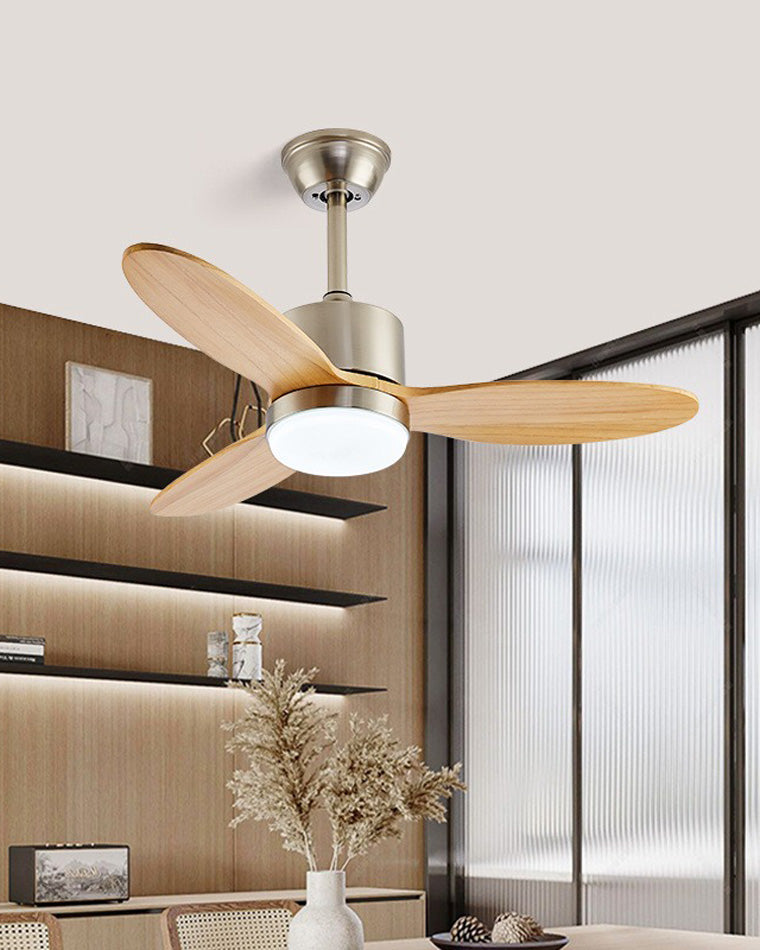 WOMO Mid Century Modern Ceiling Fan Lamp-WM5043