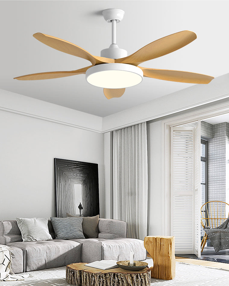 WOMO 5 Blade Modern Ceiling Fan Lamp-WM5129