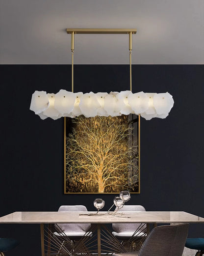 WOMO Linear Alabaster Chandelier-WM2392b