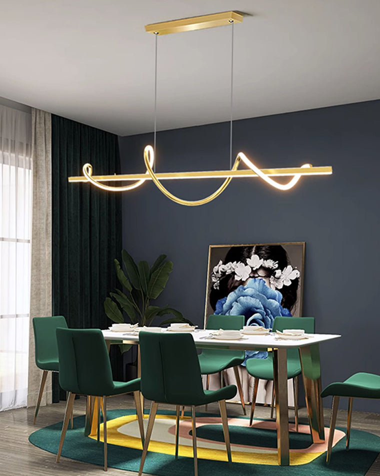 WOMO Spiral Linear Pendant Light-WM2763