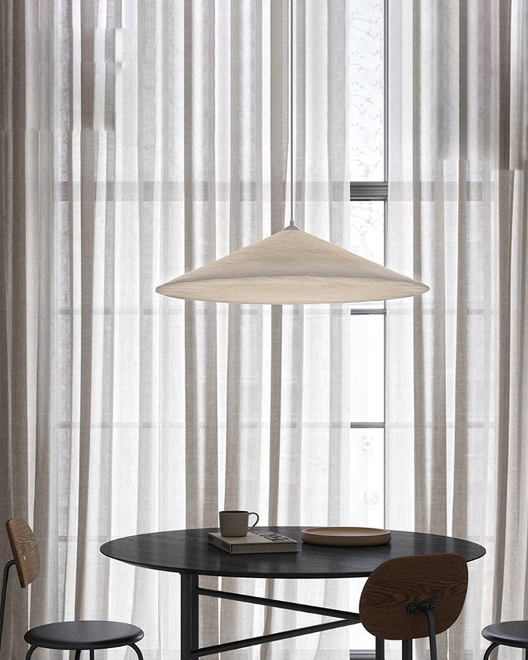 WOMO Fabric Cone Pendant Light-WM2729