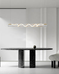 WOMO Rope Led Horizontal Tube Pendant Light-WM2766