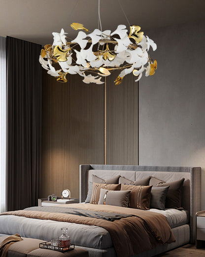 WOMO Gingko Round Chandelier-WM2422