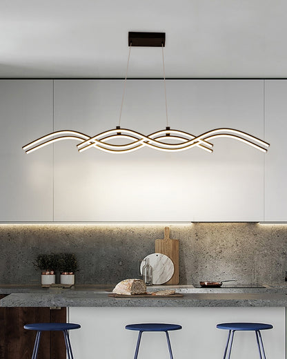 WOMO Wavy Linear Pendant Light-WM2641