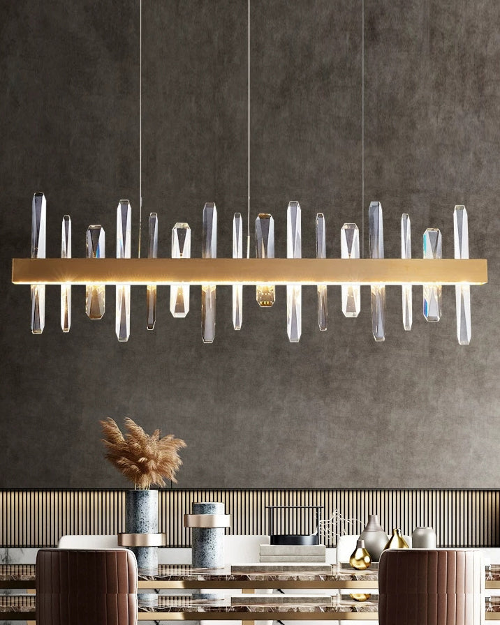 WOMO Linear Crystal Chandelier-WM2485b