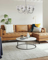 WOMO Textured Glass Chrome Arm Chandelier-WM2696 thumbnail