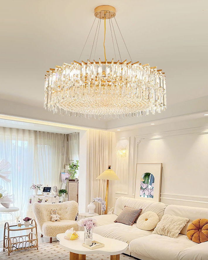 WOMO Round Crystal Chandelier-WM2626