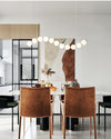 WOMO Pearl Globe Brass Dining Room Chandelier-WM2102d thumbnail