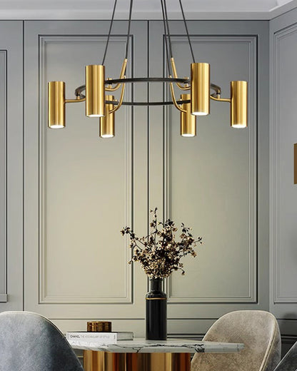 WOMO Gold Spotlight Chandelier-WM2698