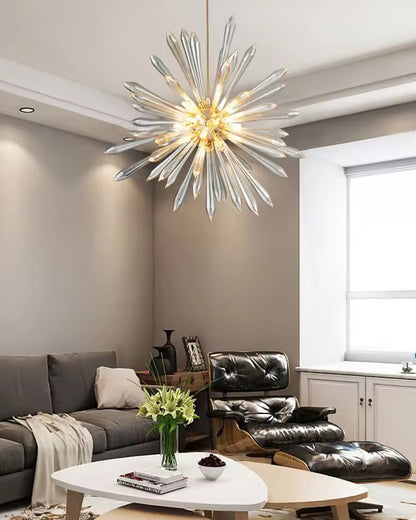 WOMO Sunburst Glass Chandelier-WM2587