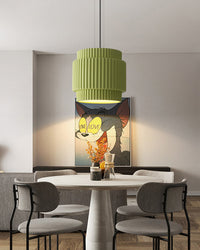 WOMO Ribbed Drum Pendant Light-WM2469