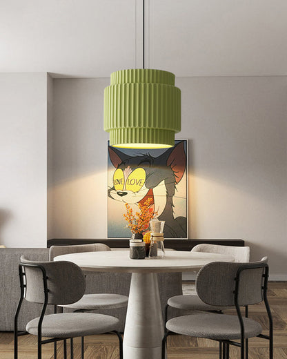 WOMO Ribbed Drum Pendant Light-WM2469