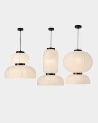 WOMO Lantern Silk Pendant Light-WM2472