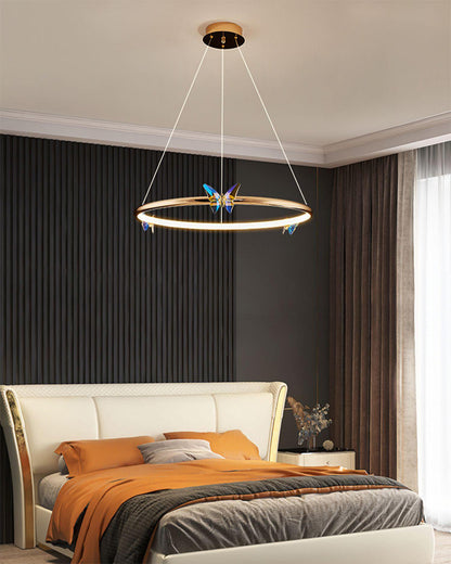 WOMO Butterfly Circular Led Chandelier-WM2802