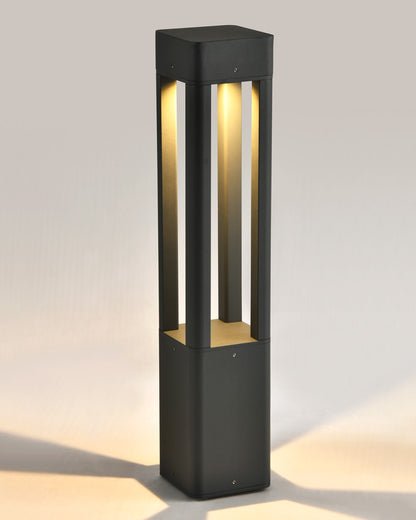 WOMO Square Pathway Bollard Light-WM9127