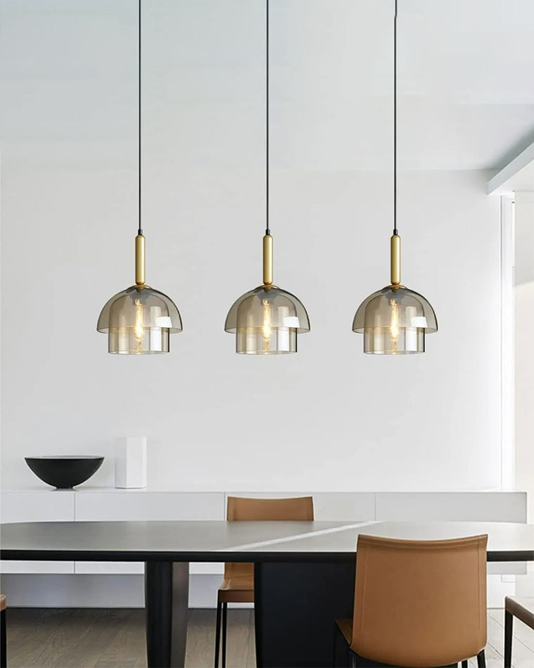 WOMO Glass Bell Pendant Light-WM2789