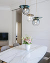 WOMO Colored Glass Globe Pendant Light-WM2573 thumbnail