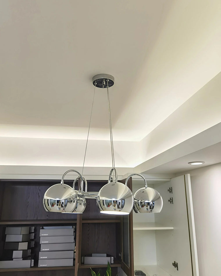 WOMO Chrome Globe Chandelier-WM2720