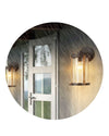 WOMO Rustic Seeded Glass Outdoor Sconce-WM9146 thumbnail