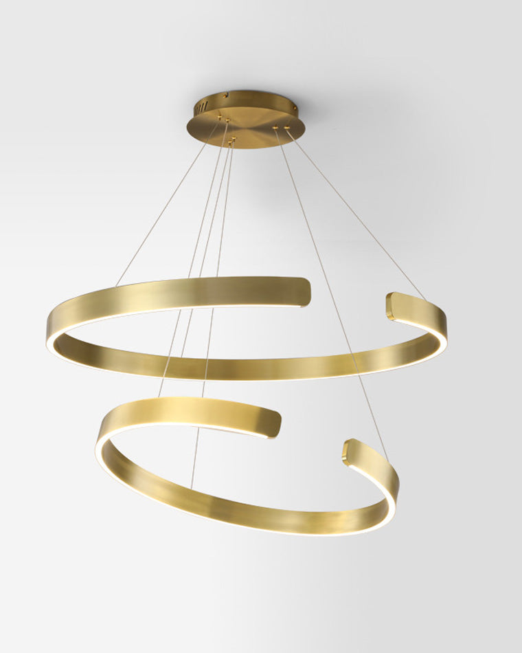 WOMO Tiered Circular Led Chandelier-WM2464