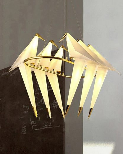 WOMO Origami Bird Oval Chandelier-WM2737