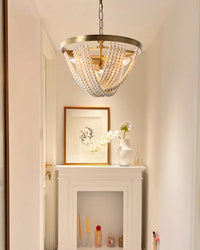 WOMO Pearl Beaded Chandelier-WM2407