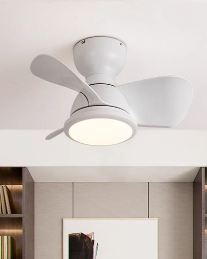 WOMO Small Low Profile Ceiling Fan Lamp-WM5096