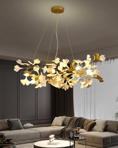 WOMO Ginkgo Ceramic Chandelier-WM2411