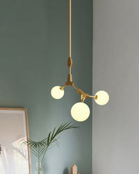 WOMO Branching Bubble Frosted Glass Chandelier-WM2514